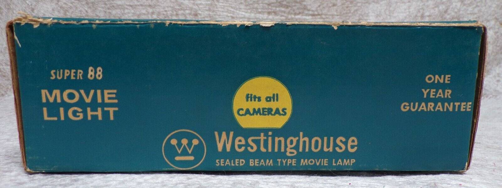 EMPTY BOX VINTAGE 1960’s WESTINGHOUSE SUPER 88 MOVIE LAMP LIGHT FOR FILM CAMERAS