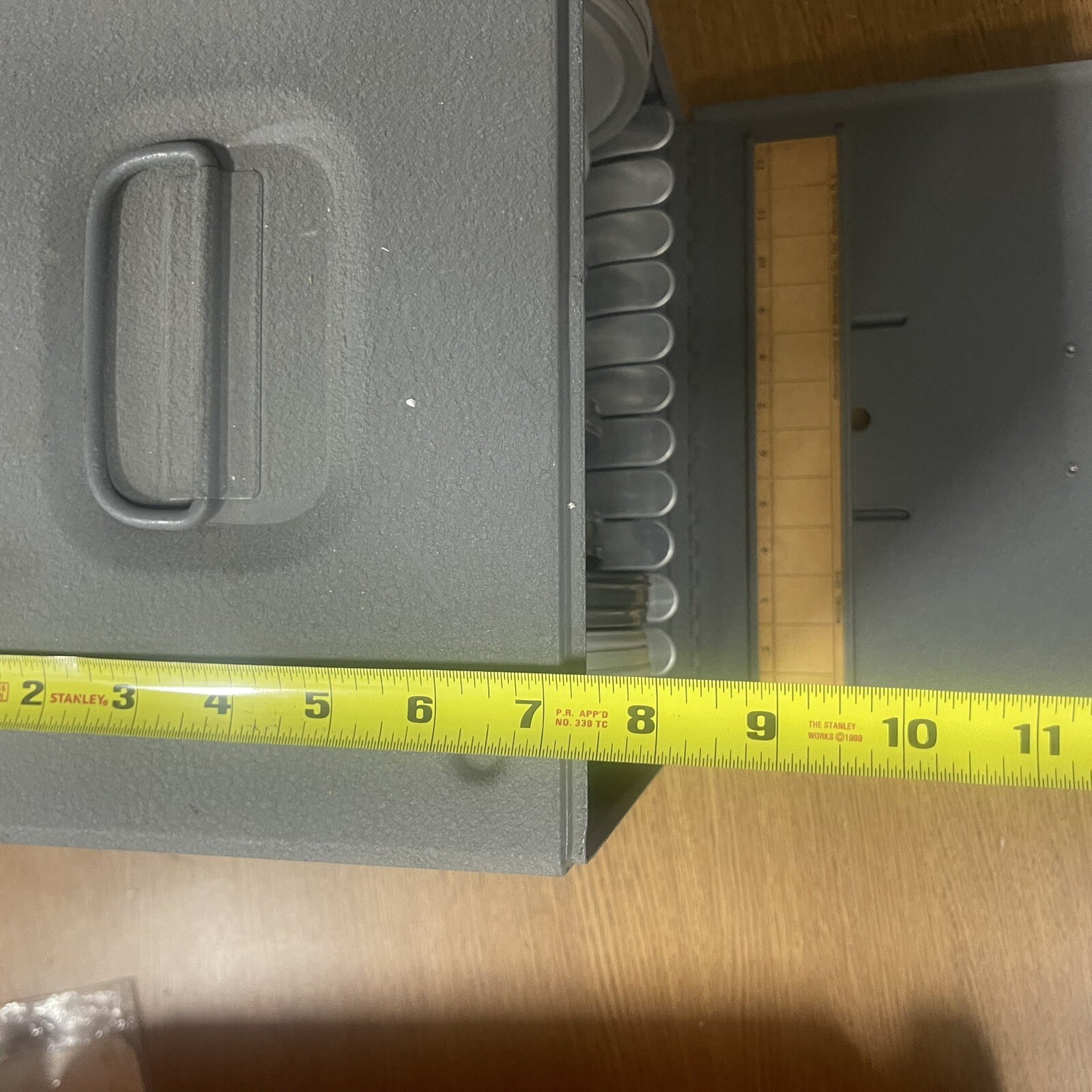 Vintage BRUMBERGER 8mm Film Canister & Reel Storage Box, Holds Includes 12 BLN