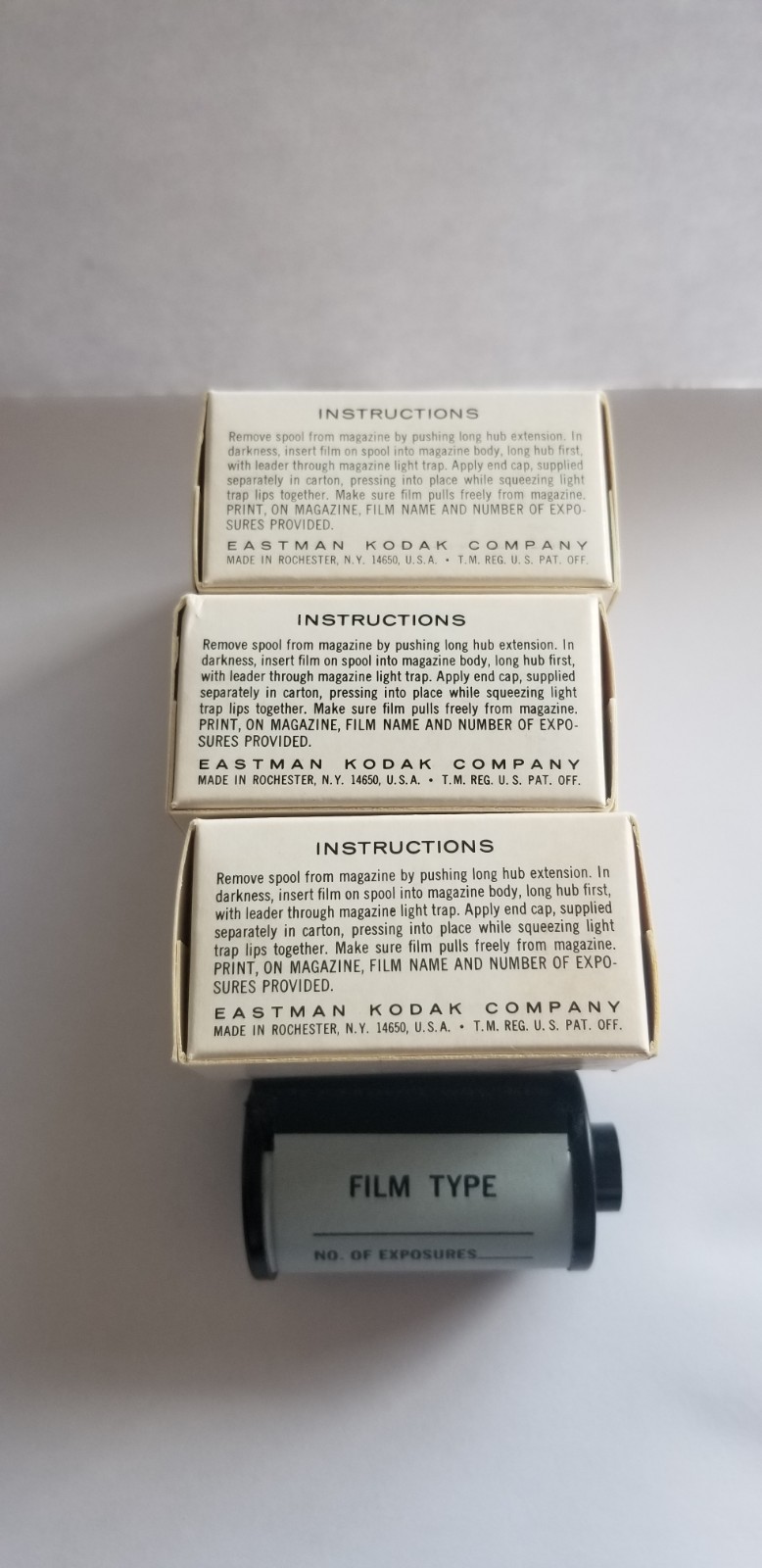 Kodak Snap-Cap 135 Magazine New Old Stock Lot of 7 J770