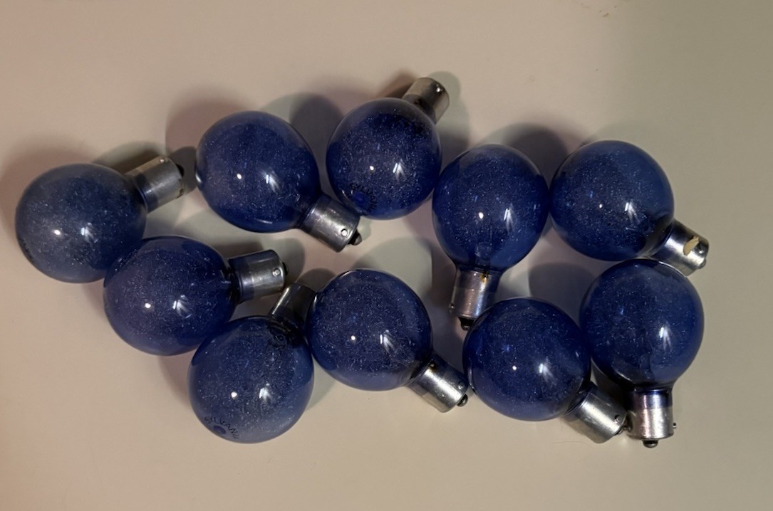 Vintage Sylvania 11 Flash Bulbs Blue Dot FP 26B Camera Bulbs