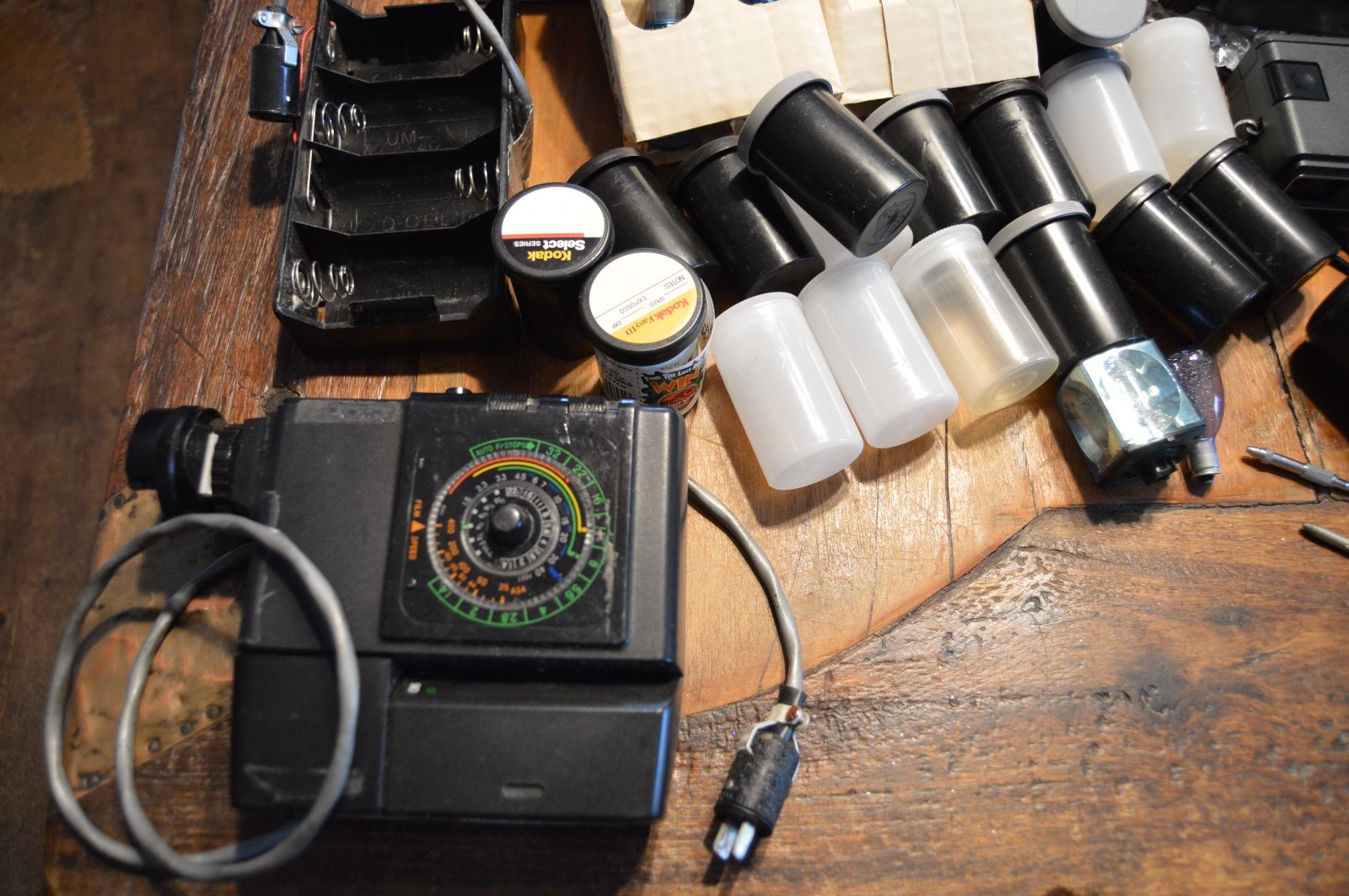 Large Lot of Vintage Photography Items,35mm,Flash Bulbs,Slide Viewers,Untested