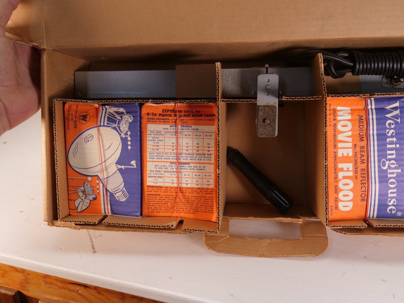 Tower 4 Lite Bar Sears Roebuck And Company Movie Photography Lighting NEW