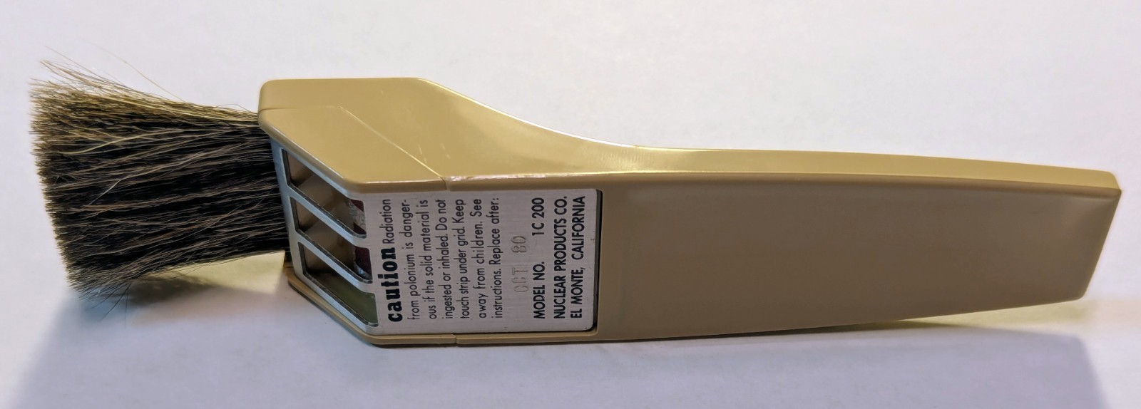VINTAGE 1970’s Staticmaster 1C200 BRUSH CLEANS PHOTOGRAPHY FILM, LENSES, RECORDS