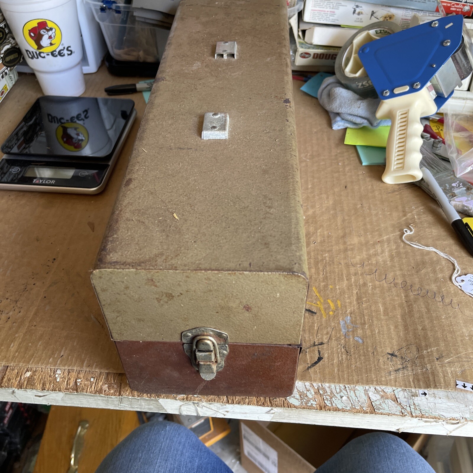 Vintage CKC 4 Light Movie Film Stage Lighting with Brown Case Works