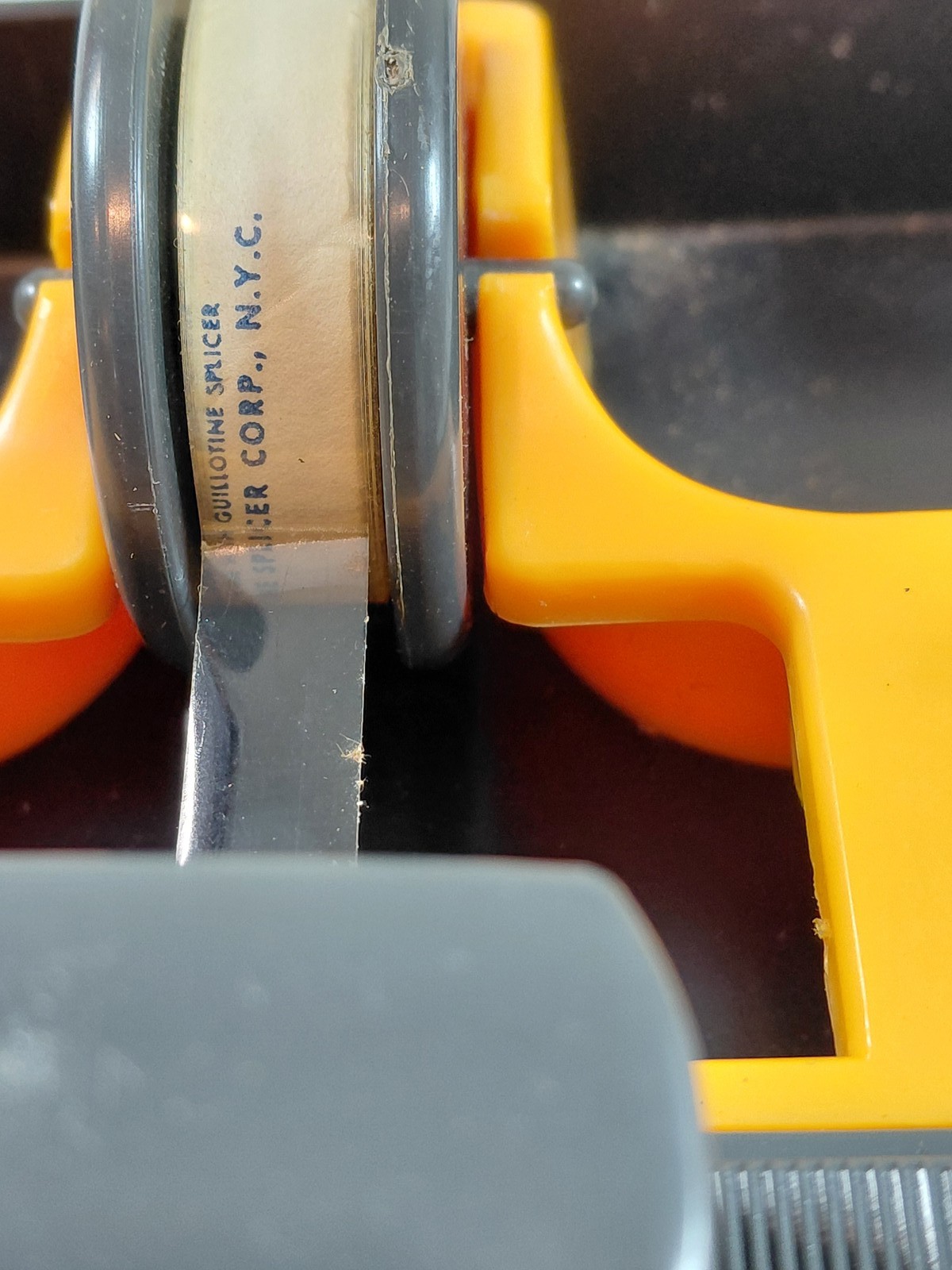Vintage Guillotine Super 8 Film Splicer with Splices – Made in Italy