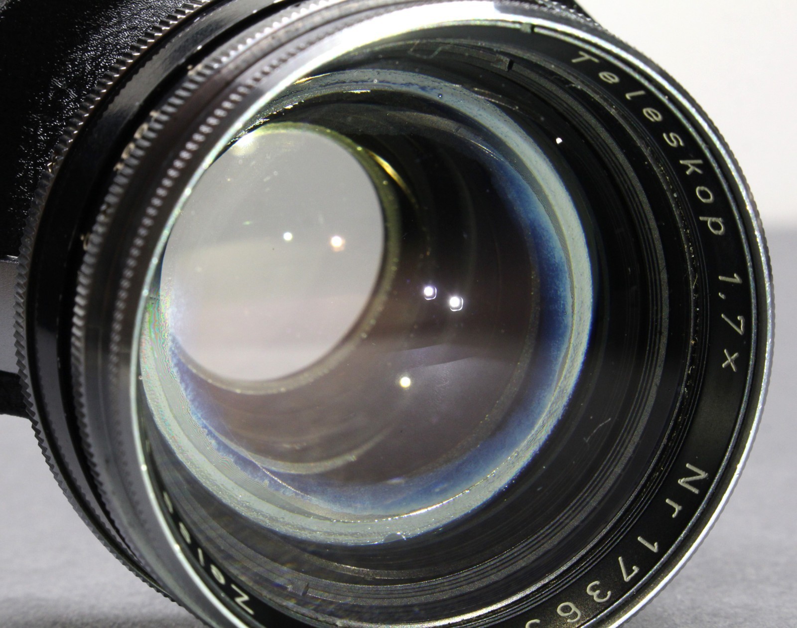 Zeiss Ikon Teleskop 1.7X Lens with 861/07 Bracket for Contaflex I II SEPARATION