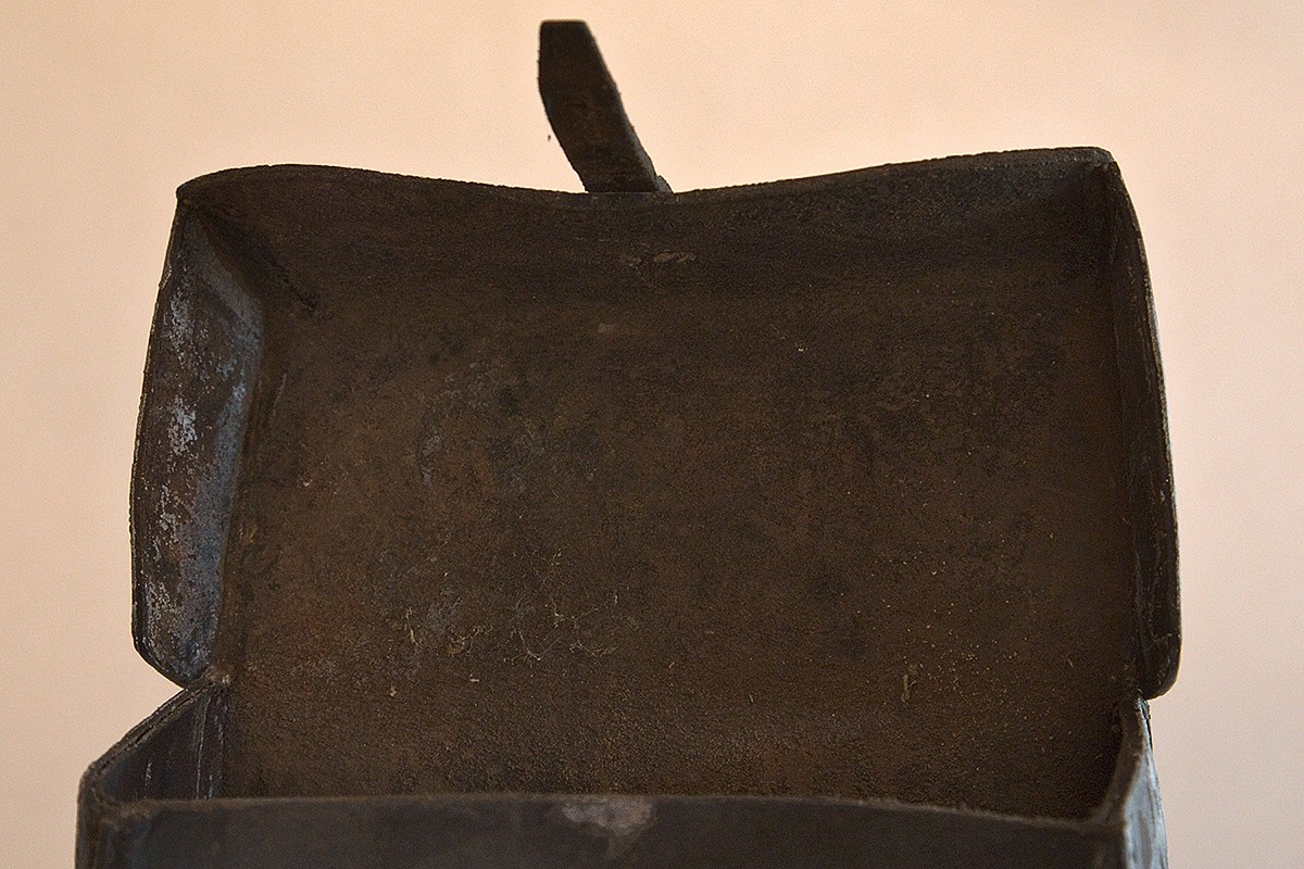 OLD Vintage Black Leather Camera Case 10X8X3.5 for View Camera…Kodak?
