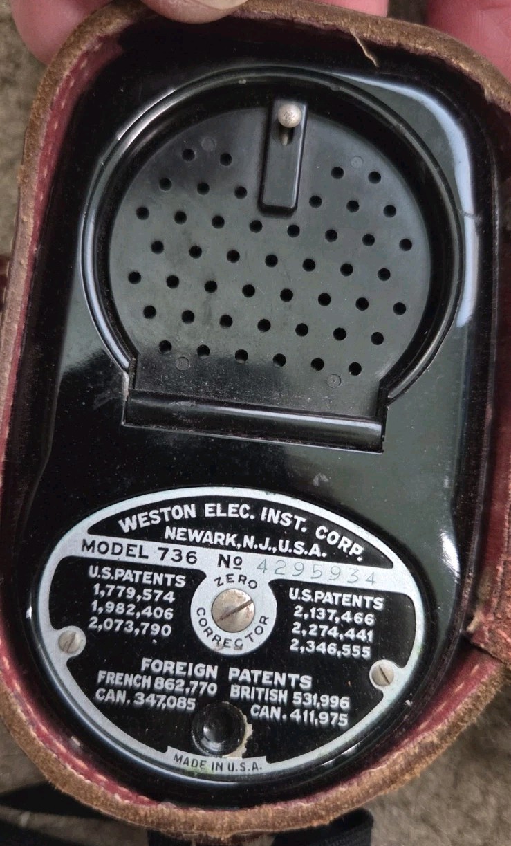 Weston Master II Universal Exposure Meter Model 736 Bees Eye Lens Cinematograhy