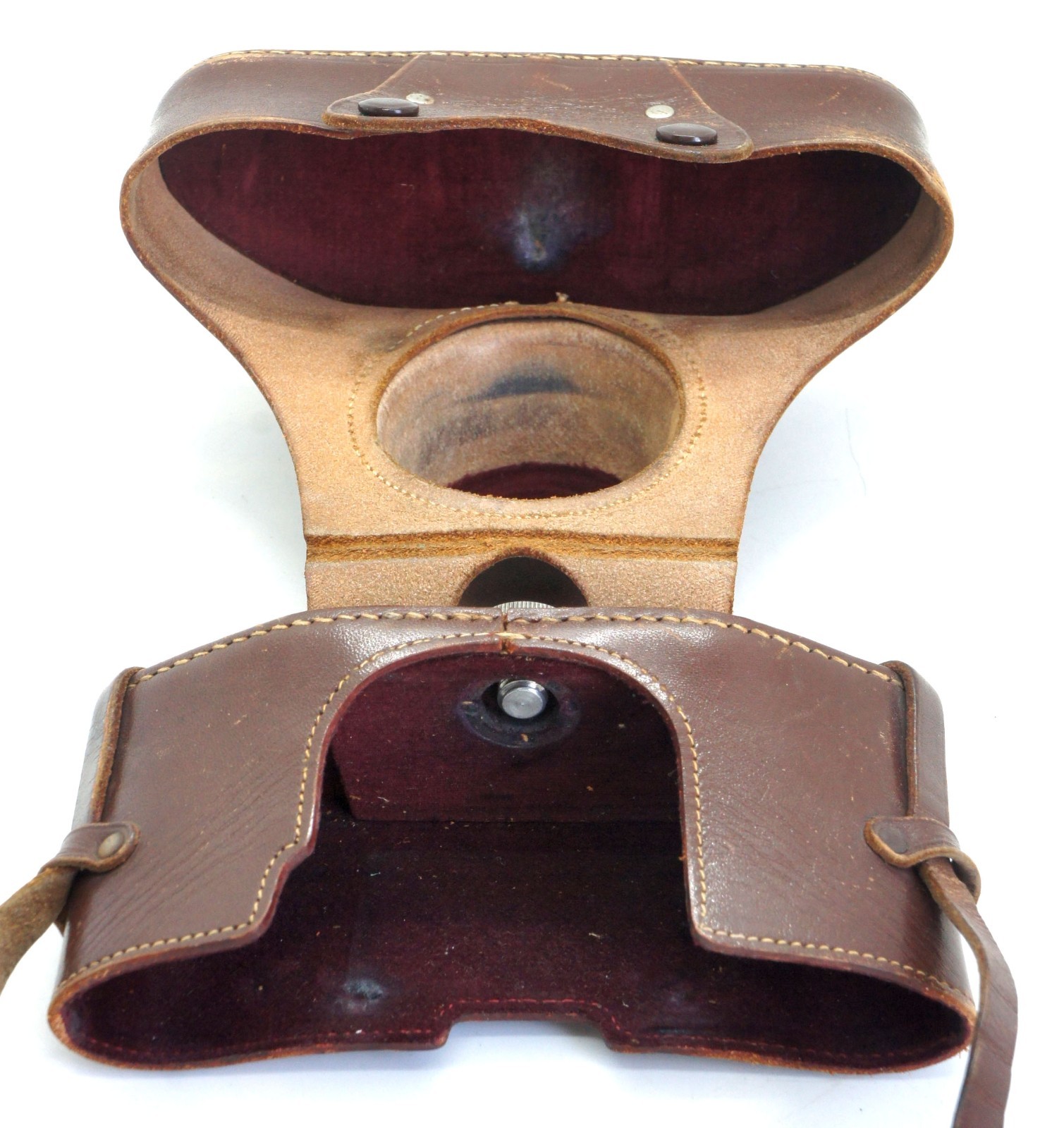 Vintage Ihagee Exakta Leather Camera Varex VX SLR Hard Ever Ready Case