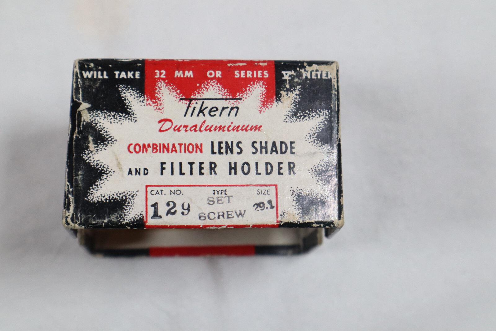 Tikern Duraluminum Combination Lens Shade and Filter Holder, Set Screw, 29.1 mm