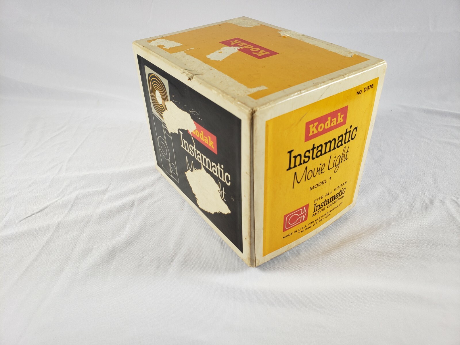 Kodak Instamatic Movie Light Model 1 No. D375 tested and works!