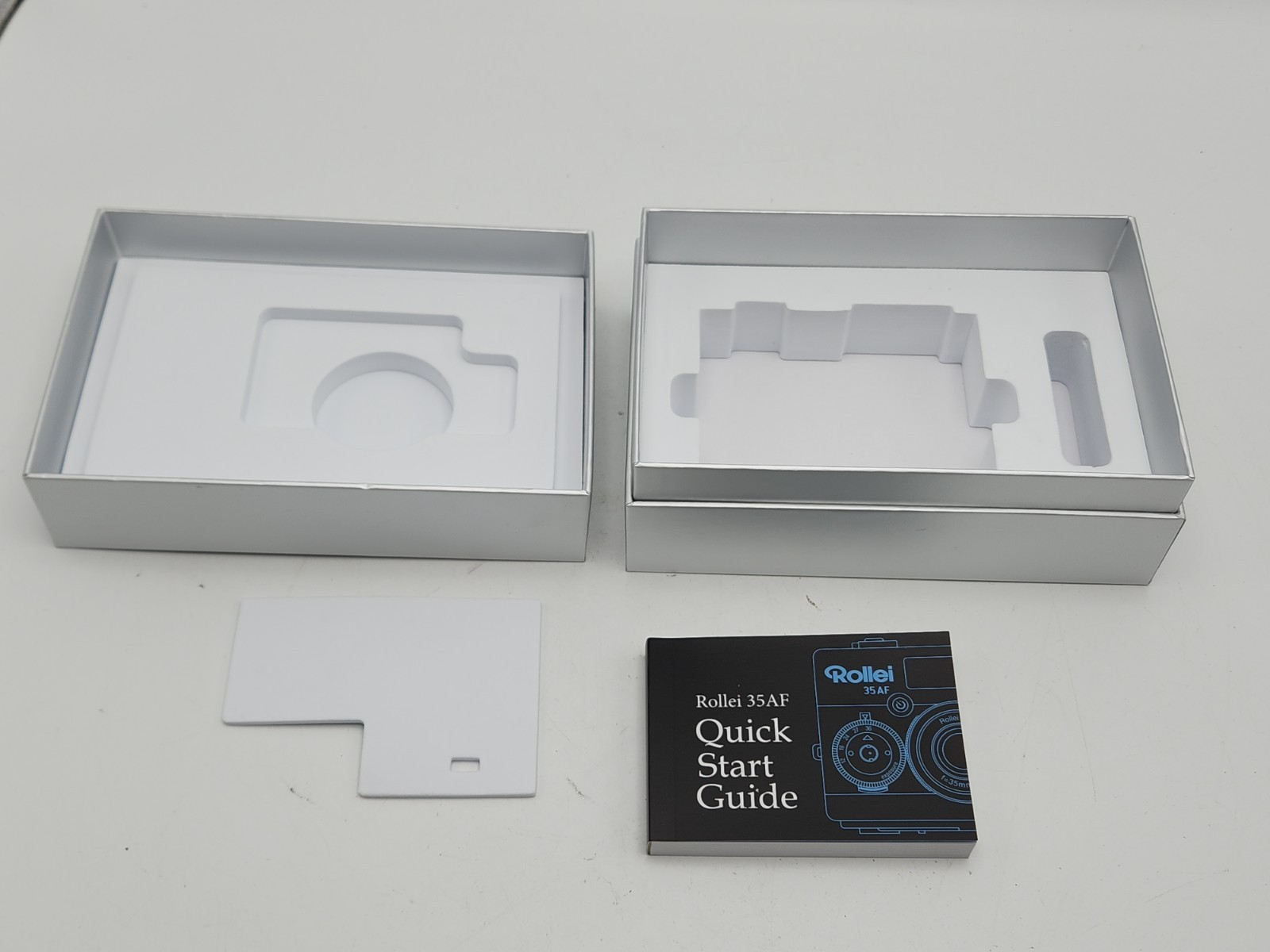 Empty Original Box ONLY & Quick Start Guide Manual for Rollei 35AF Camera