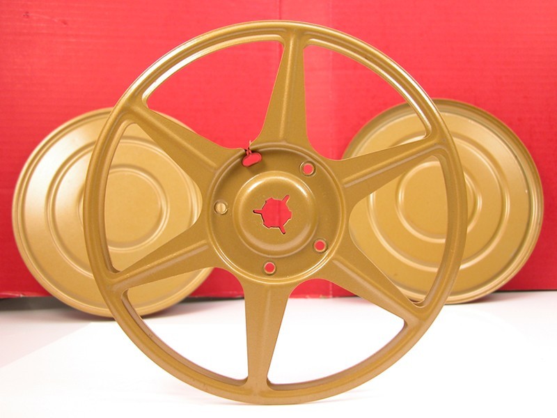 400 Foot SUPER-8 FILM Take Up REEL With Film Can For Super 8 Movie Film Nice!