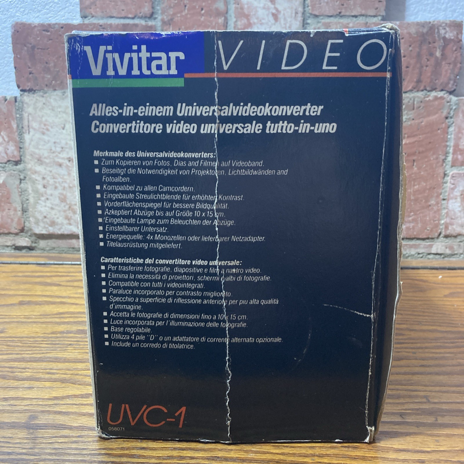 Vivitar UVC-1 Universal Video Converter – Convert Movie Film Slides & Photos