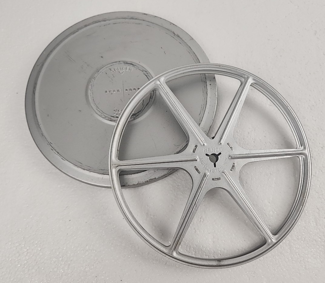 Vintage Kenco 8mm 7” Tin Cases 2x Lot
