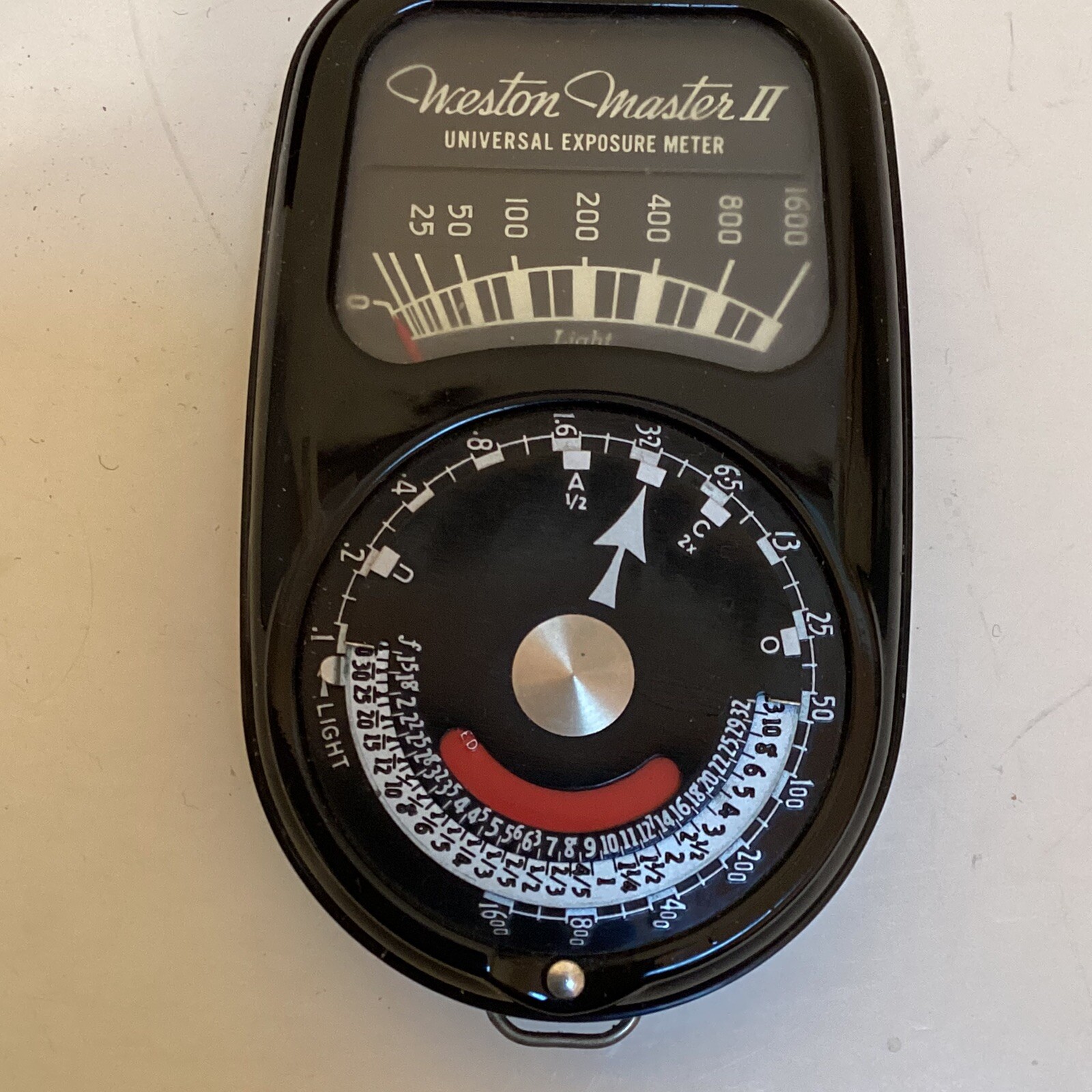 Vintage Weston Master II Exposure Meter & Case Model 735 Untested Photography