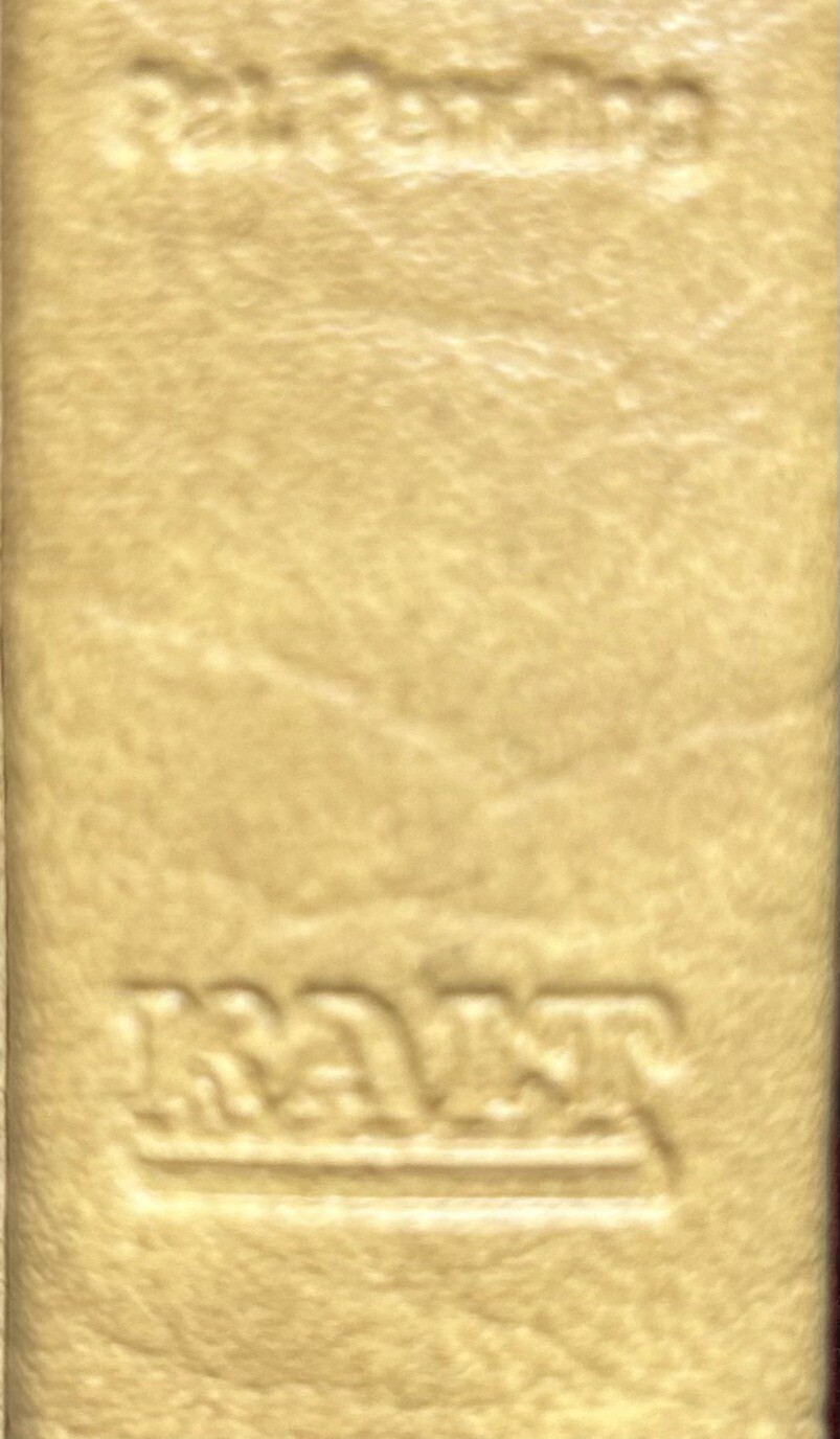 Vintage Kalt Germany Tan Leather Camera Accessory Film Case Belt Strap Very Nice