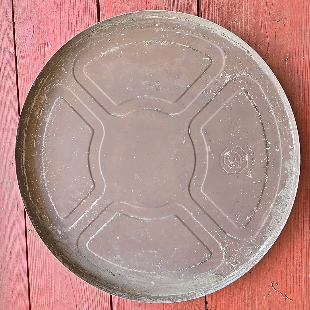 Vintage Goldberg Brothers 12.5in Film Reel Canister Side
