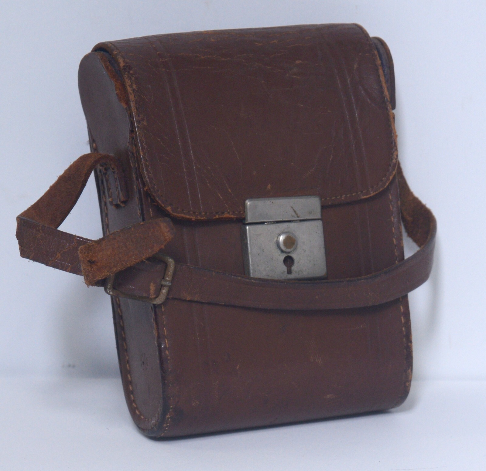 Vintage Leather Folding Bellows Film Camera Case for Kodak Zeiss Ansco Balda