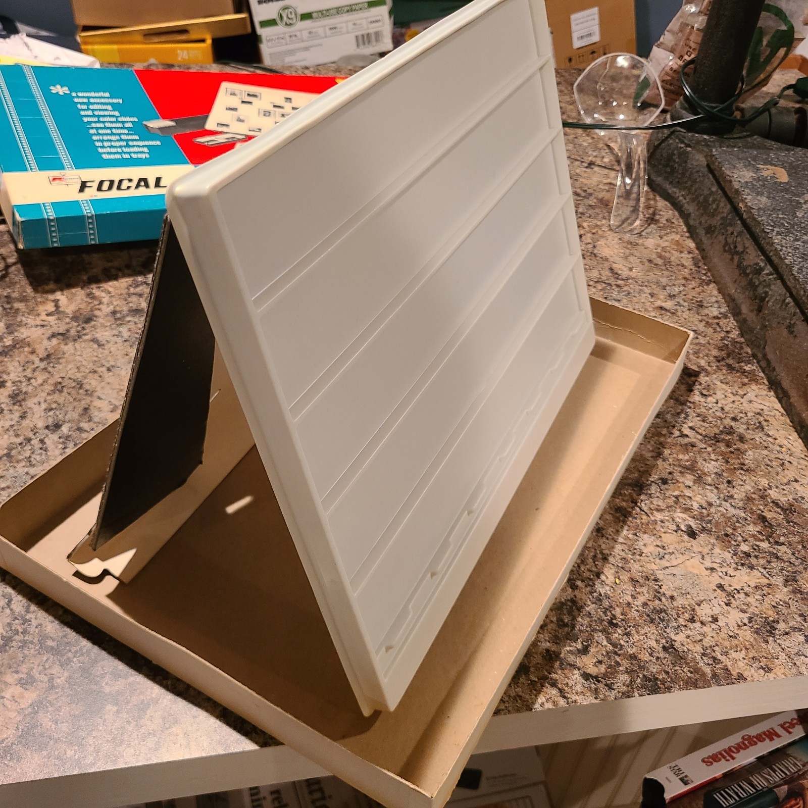 Vintage Kmart Focal Slide Sorter with Original Box and Light Socket/Cord