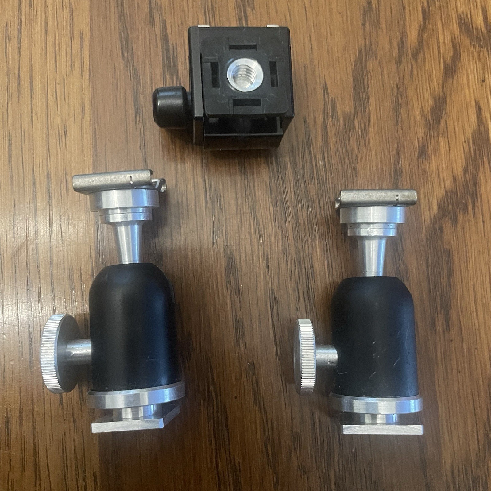 PRAZISION Ball Head Shoe Mount Flash Extension 2 Germany & Tilting Shoe Mount