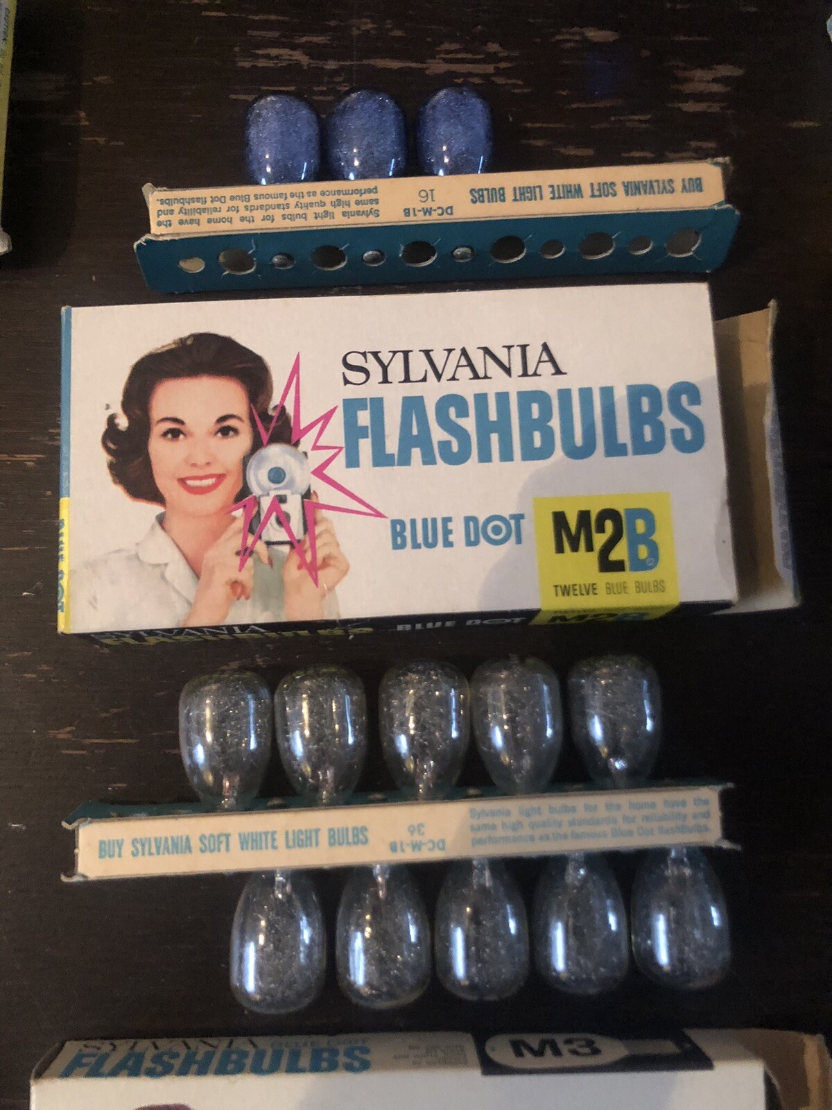 Sylvania Blue Dot Flashbulbs LOT M3