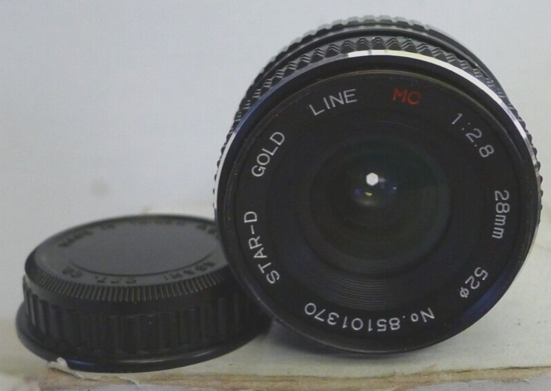 Star-D Gold Line MC 28mm 1:2.8 Lens for Pentax KR +1 End Cap