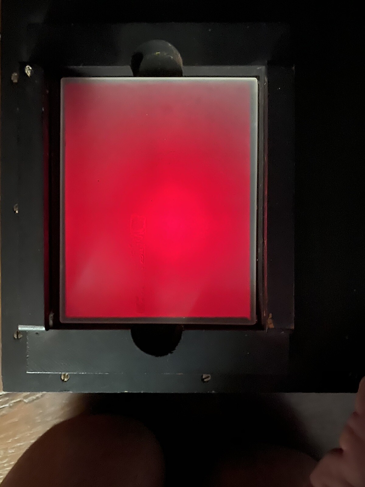 Antique Curtis Color Glass Plate Negative Contact Printer Photograph Darkroom