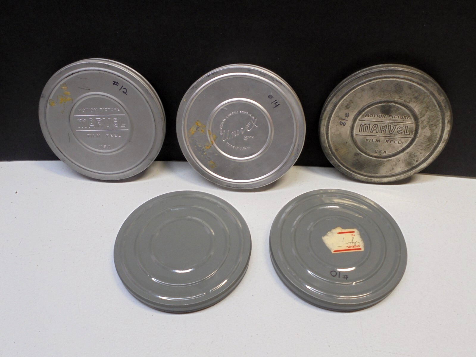 Vintage Movie Reel Tins Marvel Univex 8mm