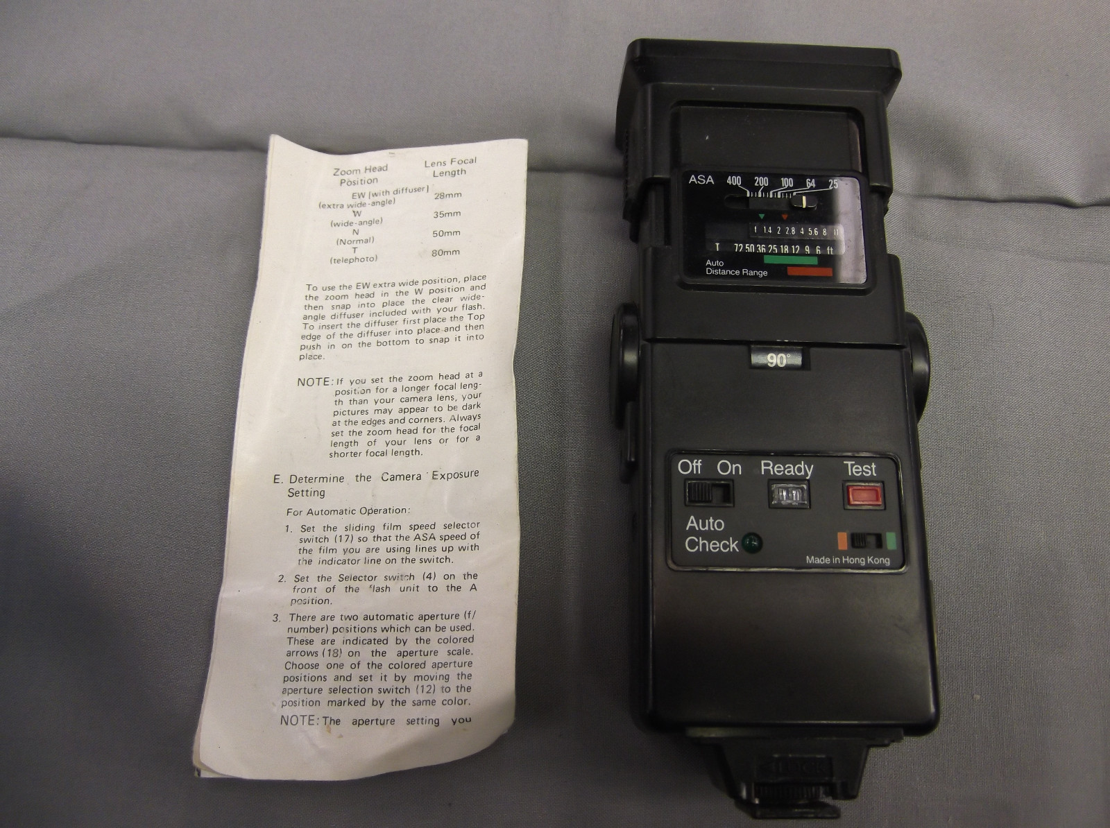 Vintage JC Penney 35mm Camera Zoom Auto Strobe Thyristor Flash