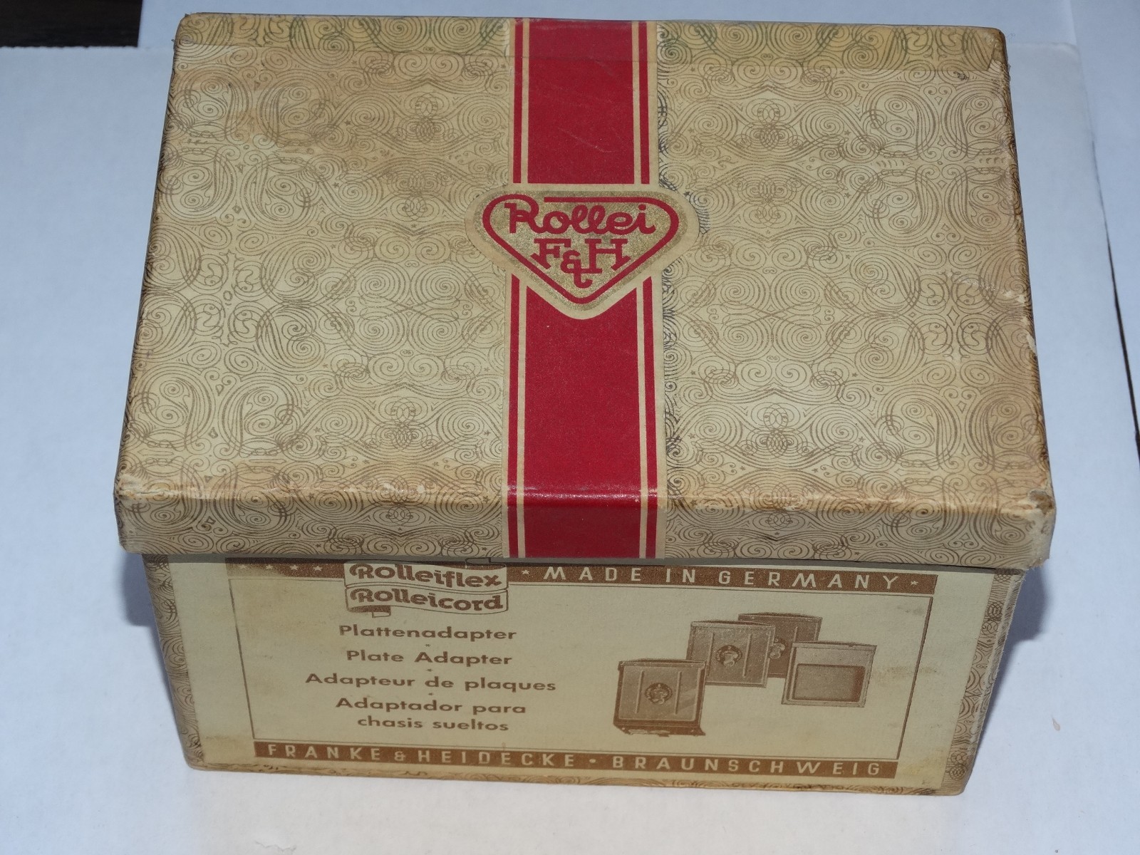 Rolleiflex Rolleicord Plate Adapter Set (12) w/ Orig Box, Germany – New, Un-used