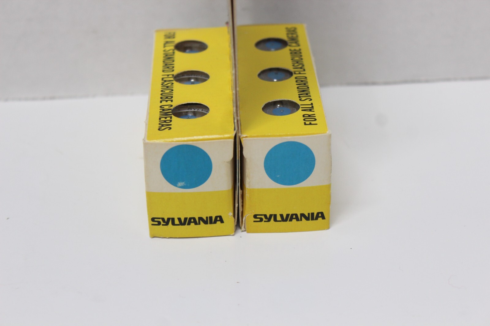 2-Packs! New Vintage Sylvania Blue Dot Flashcubes (6 Cubes/24 Flashes) NOS