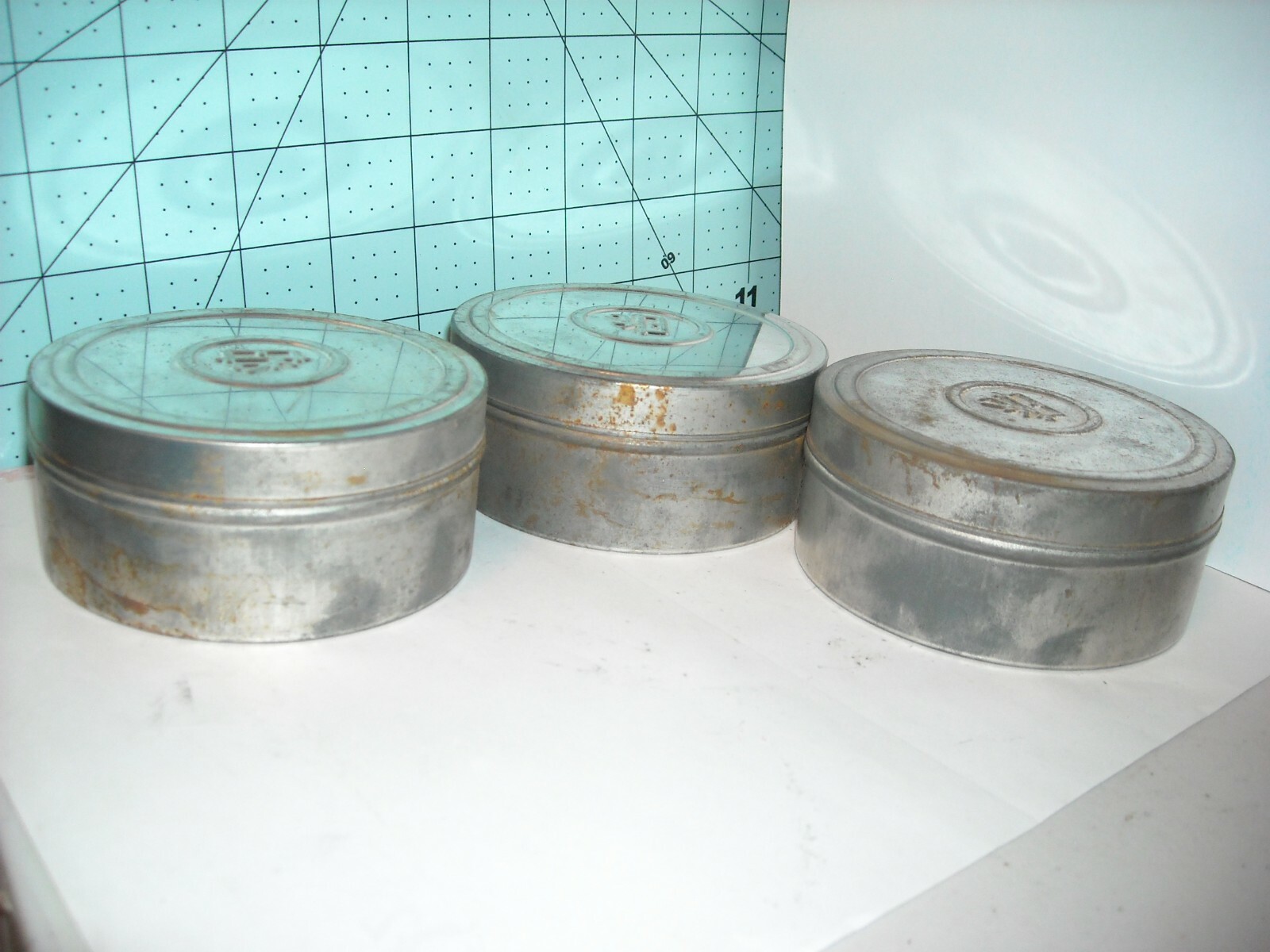 vintage movie tins EKC 3 3/4″X1 5/8″ Kodak original three