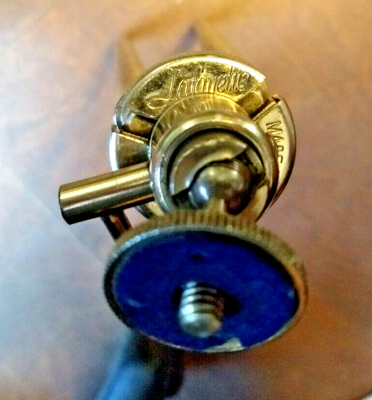 Vintage Lafayette Instrument Tripod With PanHead in Canvas Carry Bag made in USA