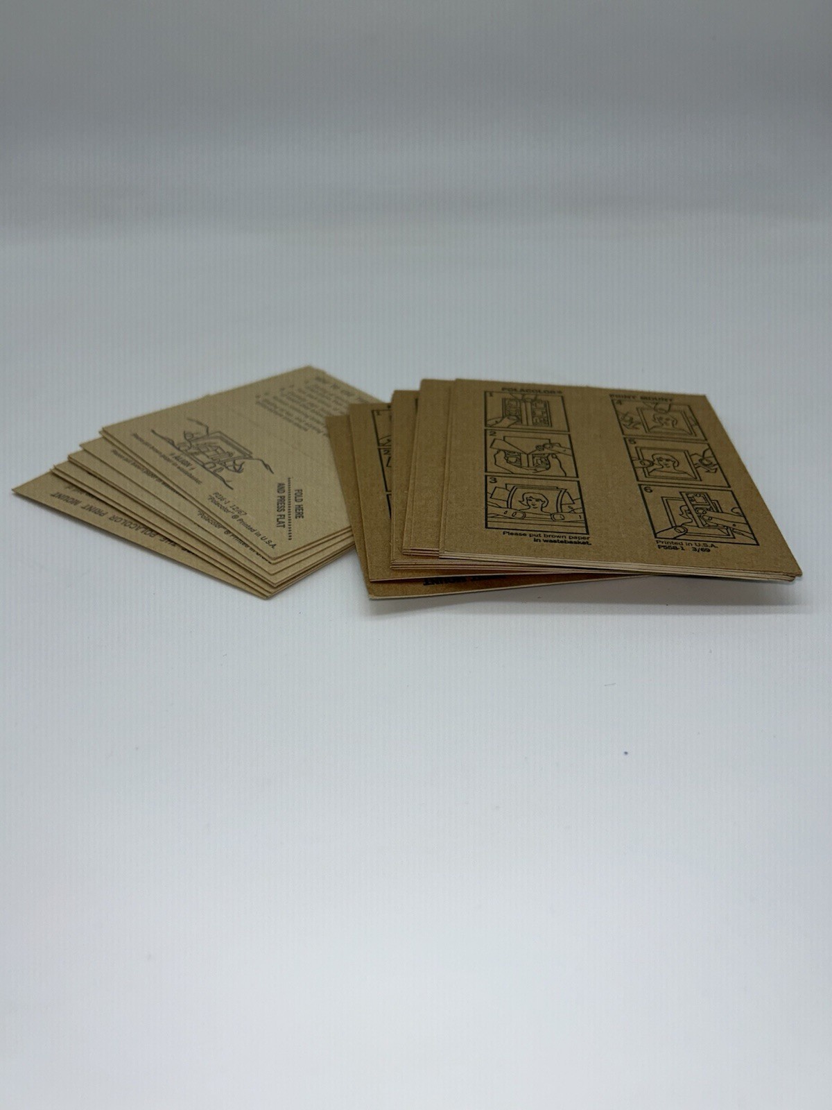 Lot Of 24 NOS Polaroid Polacolor Print Mounts 3A