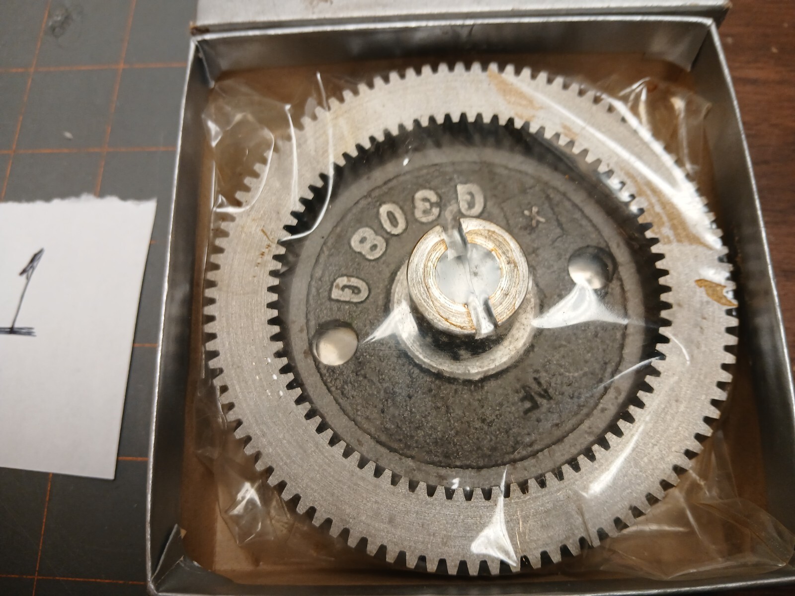 Vintage LaVezzi G-308-G Gear for Super Simplex 35mm Projector New Old Stock