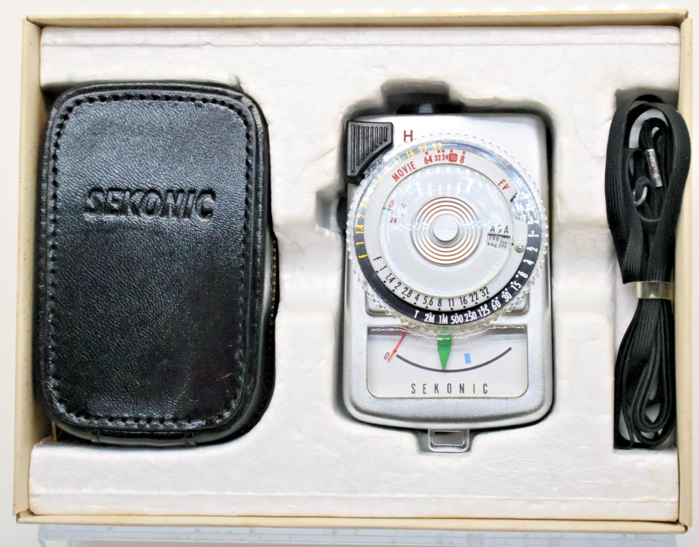 Vintage Sekonic Micro-Leader Exposure Meter L-98, BRAND NEW IN BOX