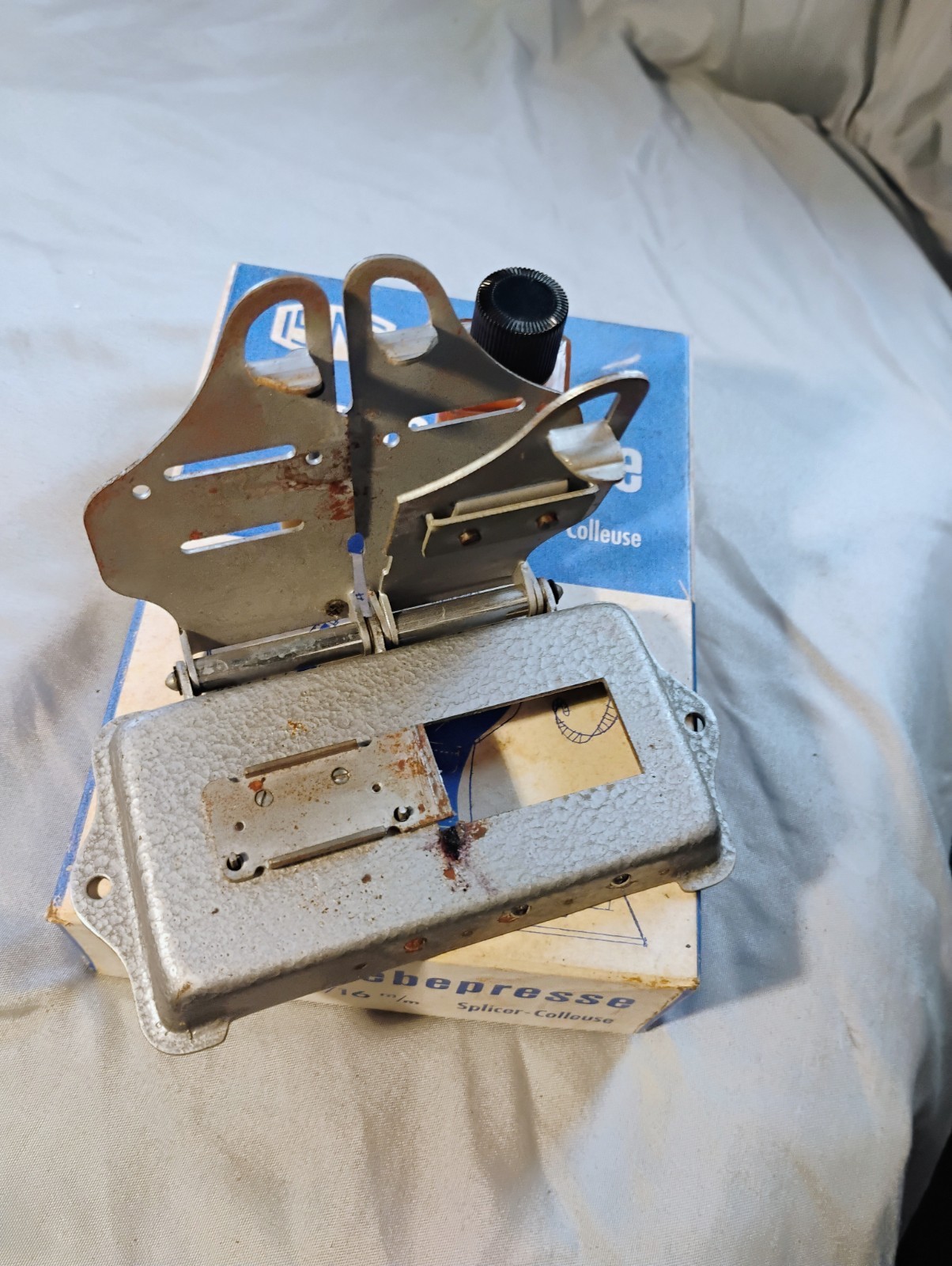 Vintage Film Splicer 8/16mm German ” Ising Klebepresse”