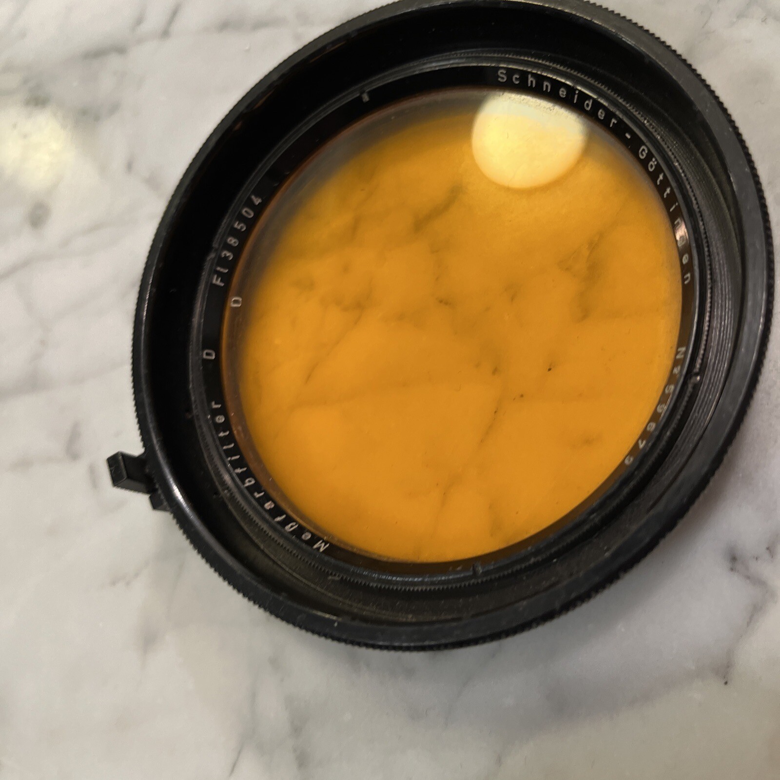Schneider Gottingen Camera Filter – Messfarbfilter D – Orange Tint – FI 38504