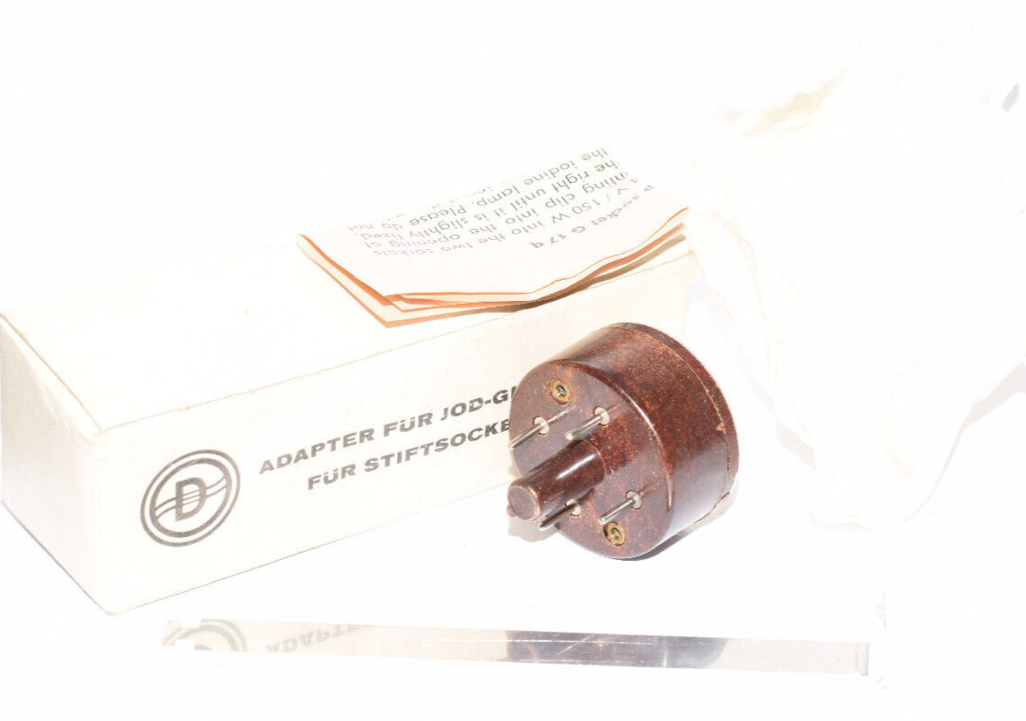 Adapter iodine lamp for lamp socket G17 q