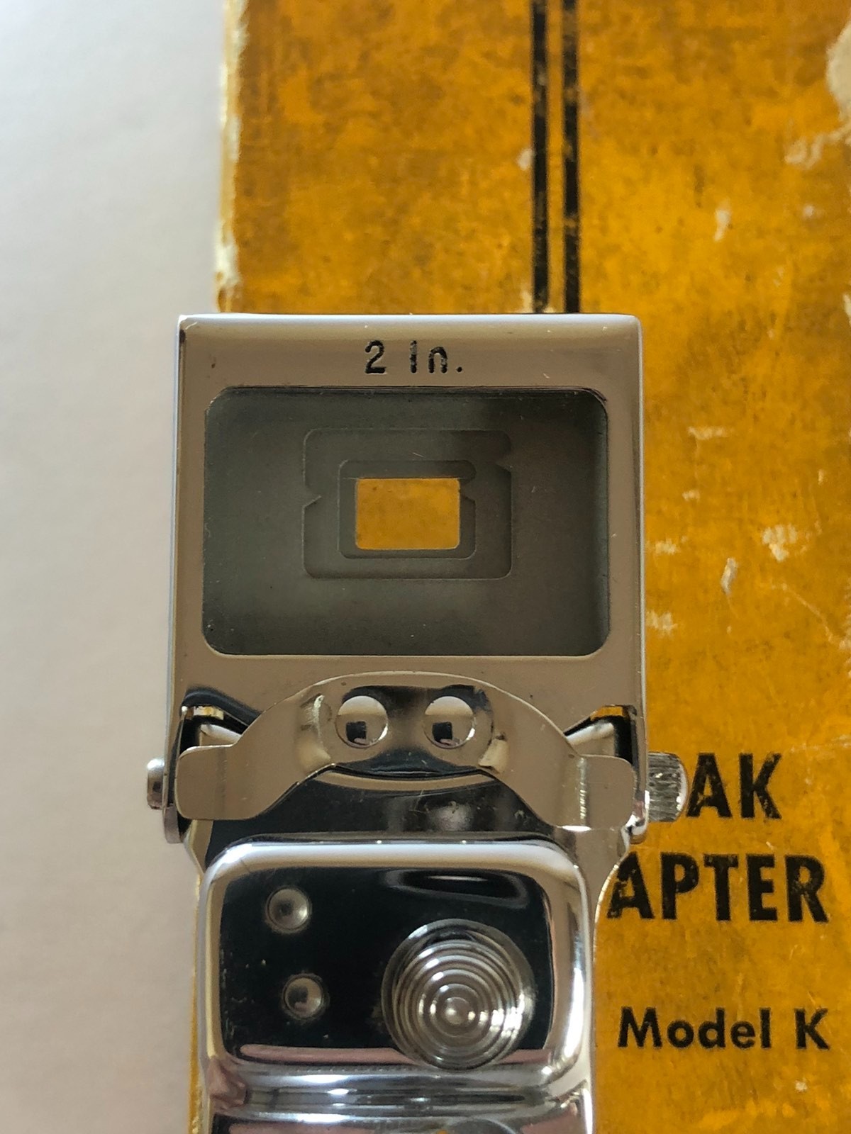 Vintage Cine-Kodak Lens Adapter for Model K 16mm Camera w/ Box