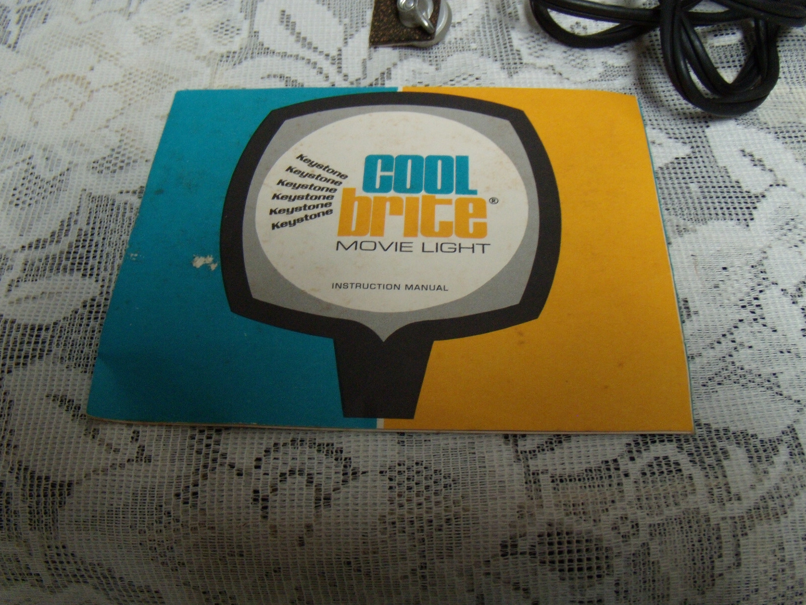 Keystone Cool Brite Movie Light, manuel, part, for Super 8 Movie Camera Tested