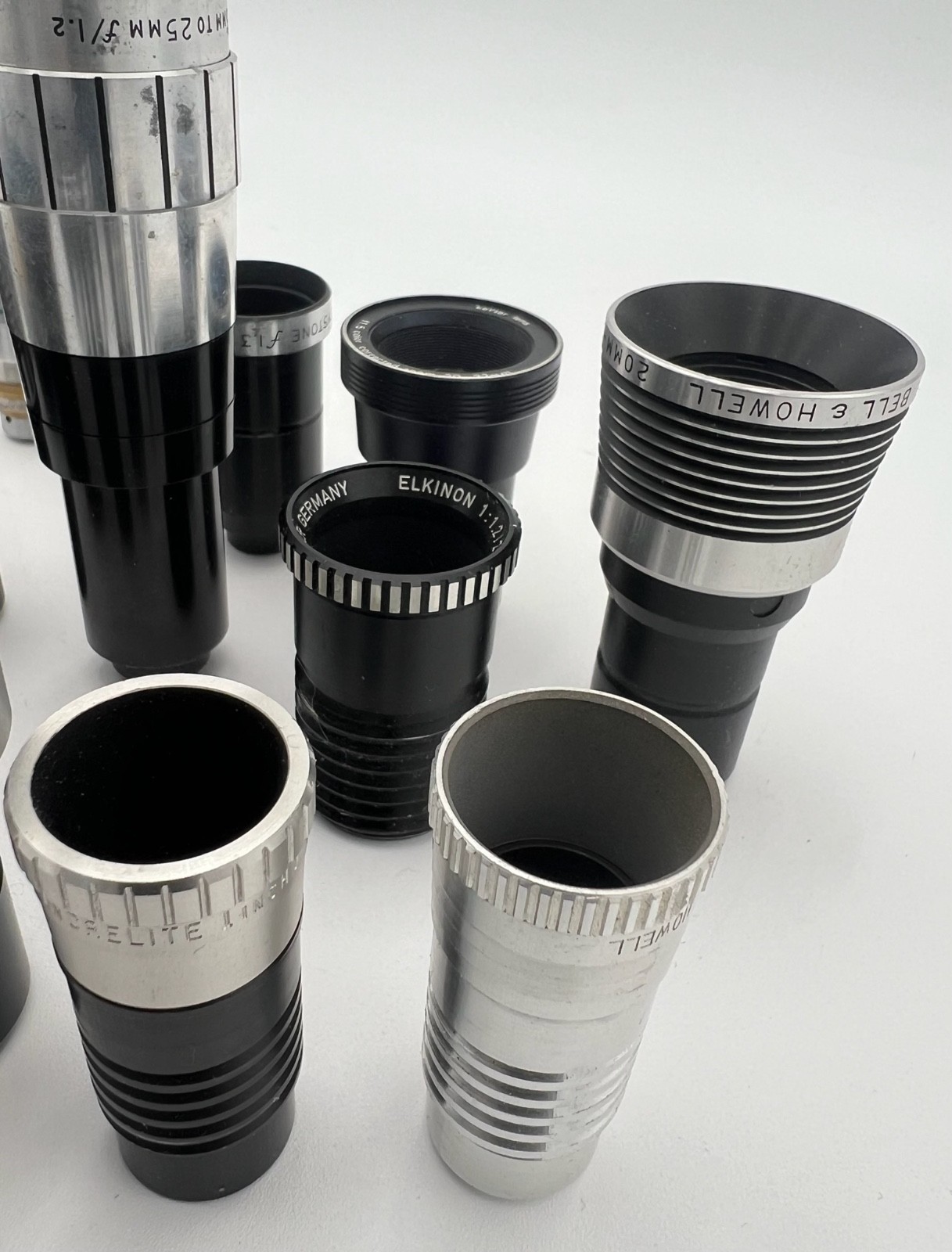 – LOT OF ASSORTED LENSES-PROJECTOR/CAMERA LENSES FOR PARTS/AS-IS