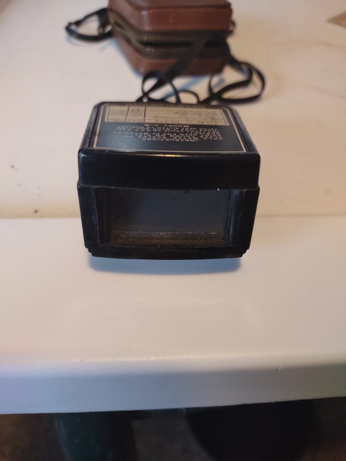 Vintage DeJur-Amsco Model 5-B Light Exposure Meter in Original Leather Zip-Case