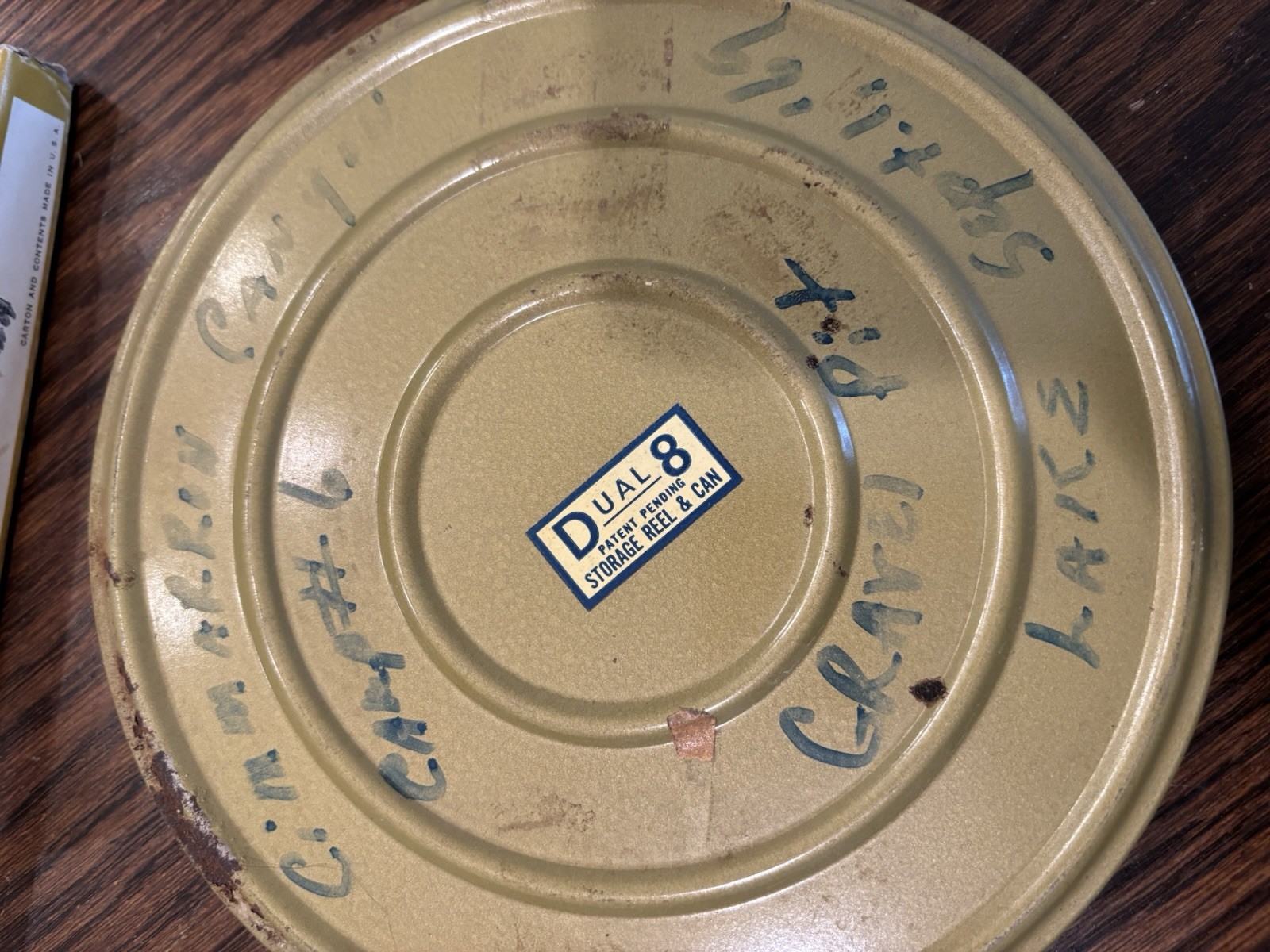 Lot Of 7) Vintage Dual 8MM Reel to Reel w/ Metal Case Topps Kmart Focal 5″
