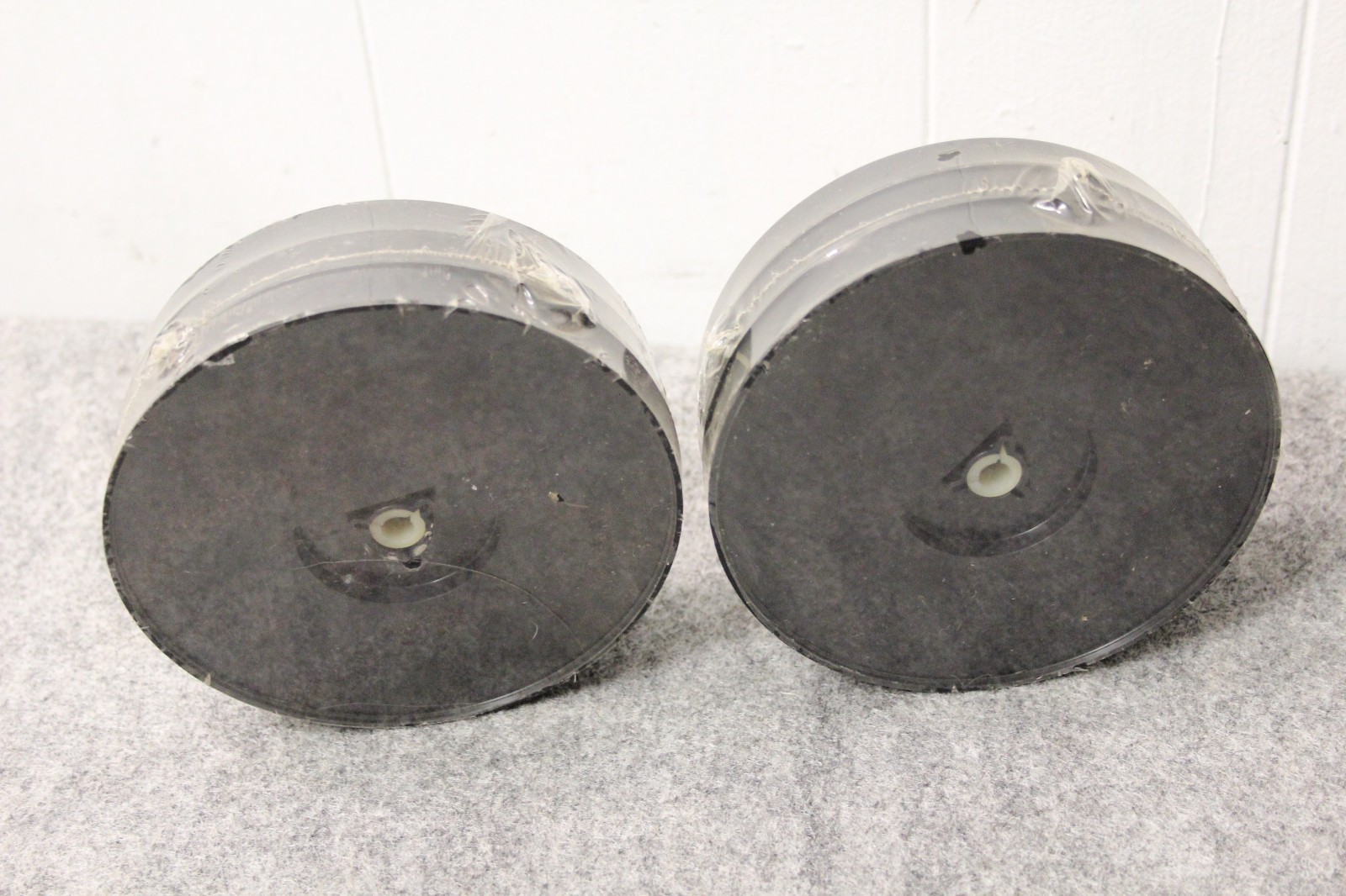 Vintage 6-pack 8mm take up reel film can Sears Roebuck Co 200ft 8mm or Super 8