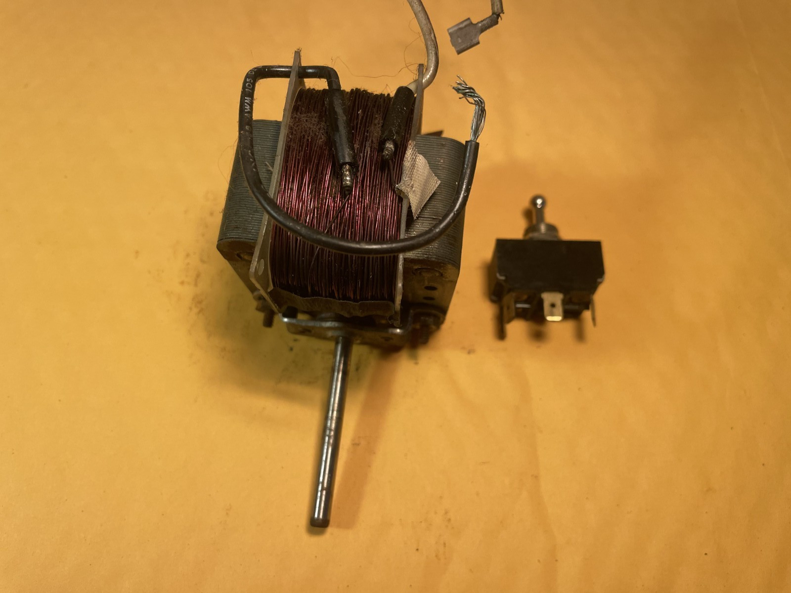 8mm Keystone K-75 Projector MOTOR AND SWITCH