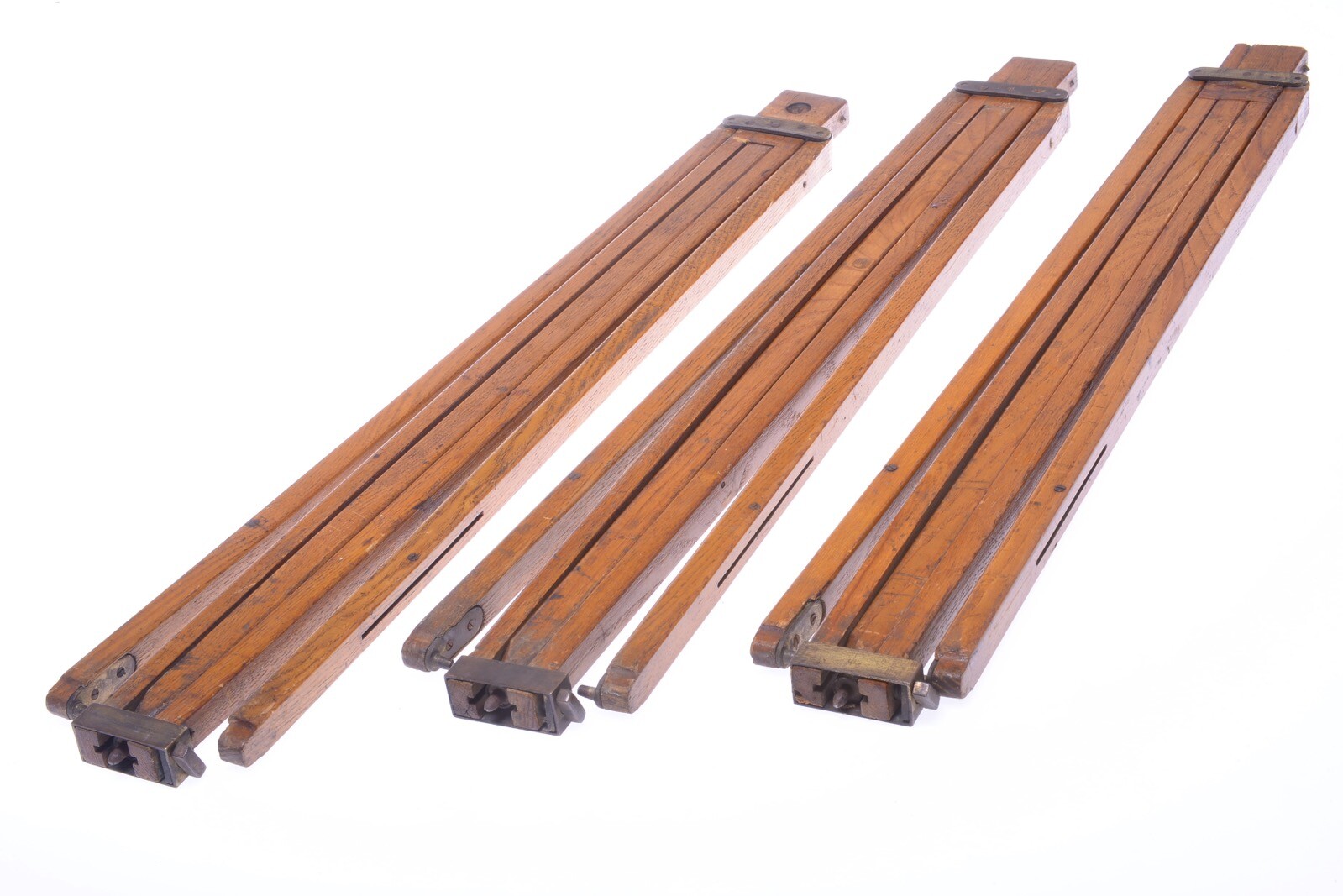 ✅ ANTIQUE WOOD TRIPOD 144CM, 56.69″ THORNTON? ROSS? LANCASTER? FIELD CAMERAS