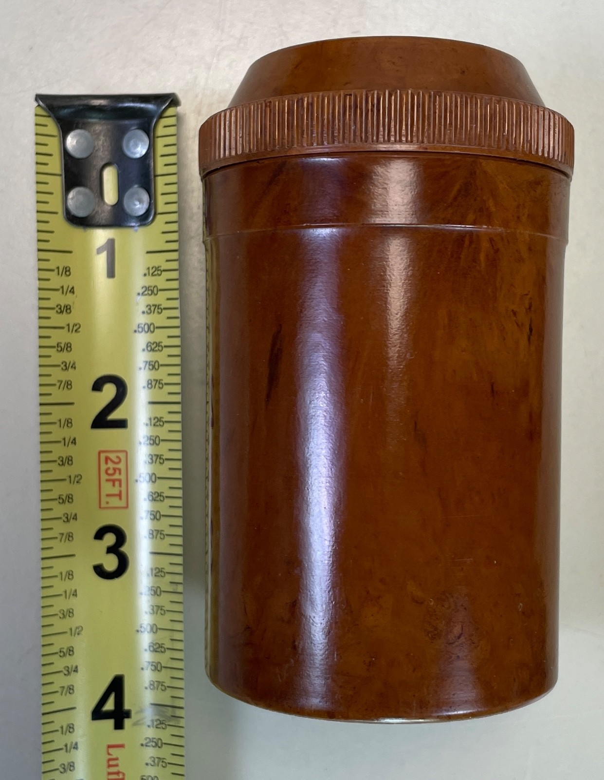 Leica Brown Bakelite Case for 9cm f4 Elmar Leitz