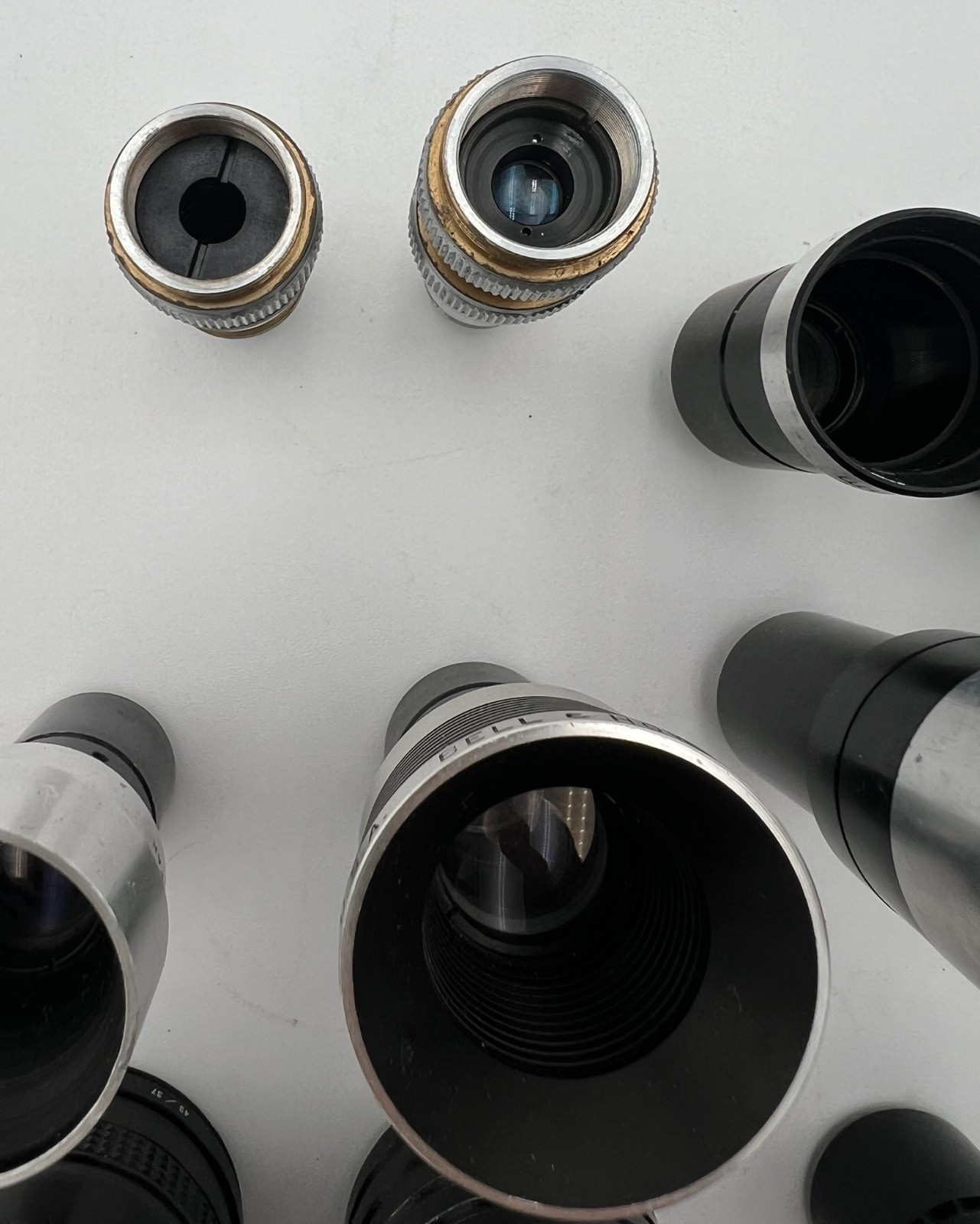 – LOT OF ASSORTED LENSES-PROJECTOR/CAMERA LENSES FOR PARTS/AS-IS